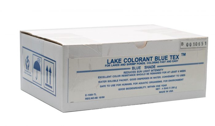 Lake Colorant Blue Tex สีน้ำเทียม สีน้ำเงิน บ่อกุ้ง